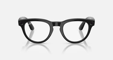 RAY-BAN META LOW BRIDGE FIT HEADLINER - GEN 2 Frame Shiny Black Lenses Clear/Sapphire Transitions®