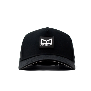 Odysea Stacked Hydro Performance Snapback Hat BLACK