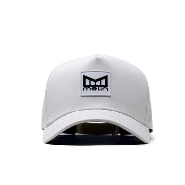 Hydro Odysea Stacked Snapback Hat WHITE