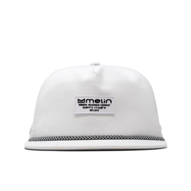Coronado Brick Hydro Performance Snapback Hat WHITE