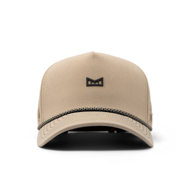 Odysea Rope Bulls Icon Hydro Performance Snapback Hat KHAKI
