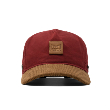 Odysea Waxed Cord Thermal Unstructured Wax'd Strapback Hat Racing Red