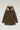 Arctic Parka in Ramar Cloth with Detachable Fur Trim Dark Green