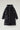 Aliquippa Long Down Jacket in Glossy Nylon Black