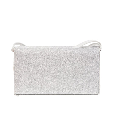 Diesel Silver ‘1dr’ Wallet With Shoulder Strap