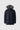 EDWARD-XZ 2-in-1 down parka with hooded bib and silver fox fur Black-Silver