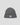 Extra Fine Merino Wool Logo Beanie Griffin Grey