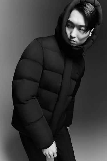 GRAYDON-CITY light down jacket Black