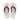 Island Slipper Men's Multi Color Leather Thong Red/white/blue