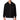 Men's Micrologo Print Zip Hoodie Black