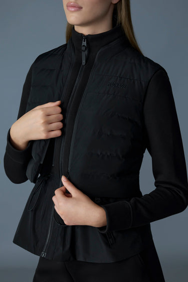 PRISCILLA-Z 3-in-1 Hybrid Lightweight Down Jacket Black