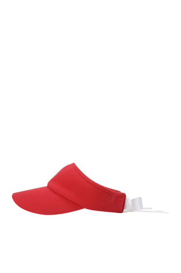 Women's High Top Visor RED