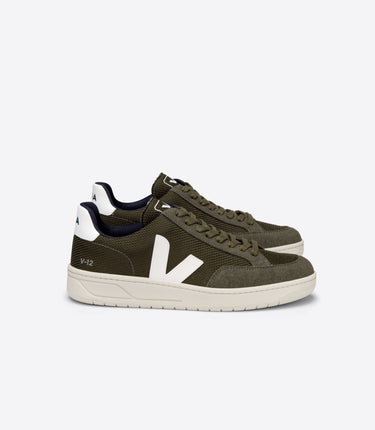 Men's V-12 VEGAN B-MESH OLIVE WHITE