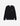 Grey Fox Head Patch Classic Sweatshirt Black