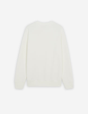 Grey Fox Head Patch Classic Sweatshirt Ecru