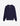 Men's Bold Fox Head Patch Half Zip Ribbed Jumper Paper Ink Blue