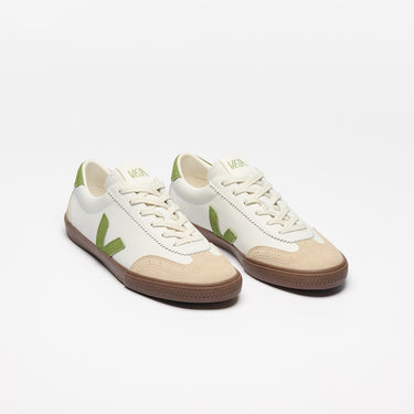 Women's VOLLEY LEATHER WHITE KIWI BARK