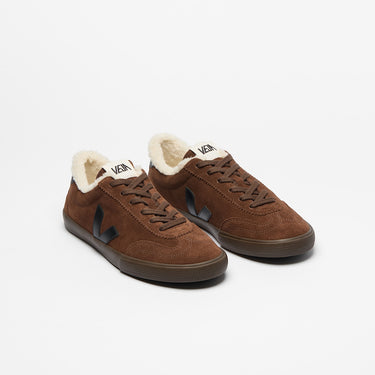 Women's VOLLEY FURED SUEDE WALNUT BLACK EAGLE