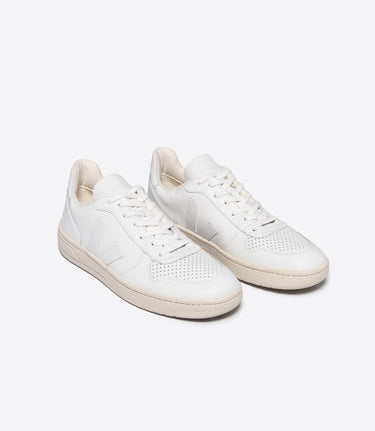 Women's V-10 LEATHER WHITE
