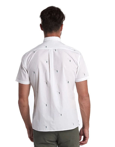 SUMMER PRINT 2 SHORT SLEEVED SHIRT WHITE
