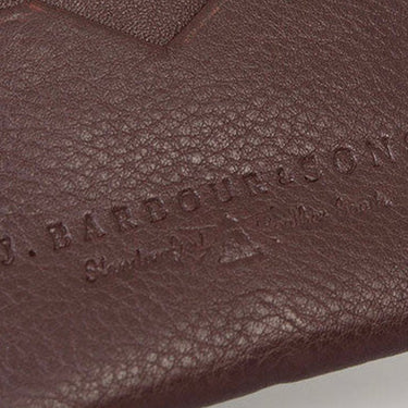 LEATHER CARD HOLDER BROWN