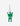 Small Colorblock Fox Bag Charm Grass Green-taille