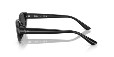 Ray-Ban RB4457D BIO-BASED - Frame Polished Black / Lenses Dark Grey