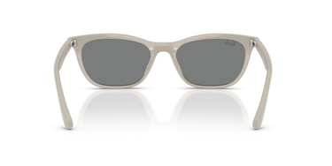 Ray-Ban Sunglasses RB4474D - Frame Polished Beige / Lenses Dark Grey