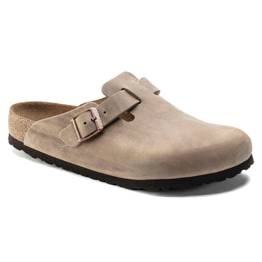 Unisex Boston Soft Footbed Oiled Leather Tobacco Medium/Narrow