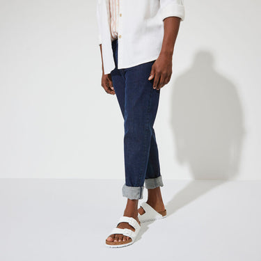 Unisex Arizona Soft Footbed Leather White Medium/Narrow