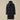 Nycra-R Buttoned Hood Long Down Jacket Black Sand