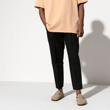 Unisex Boston Soft Footbed Suede Leather Taup Regular/Wide