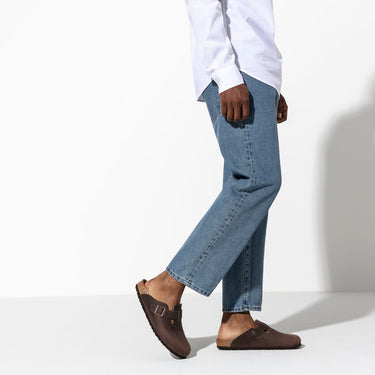 Unisex Boston Oiled Leather Habana Regular/Wide