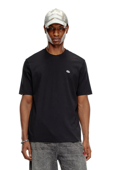 T-ADJUST DOVAL PJ T-shirt with Oval D patch Black