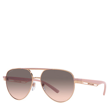 Bvlgari Steel Woman Sunglass Pink Gold / Pink