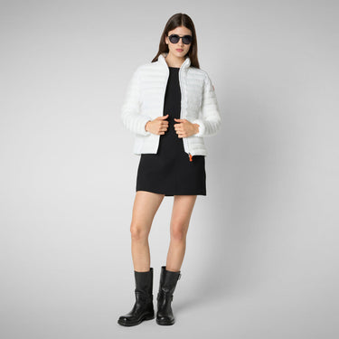 Women's Carly Puffer Jacket in Off White