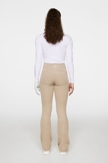 J.LINDEBERG FIONA FLARED LEGGINGS VINTAGE KHAKI
