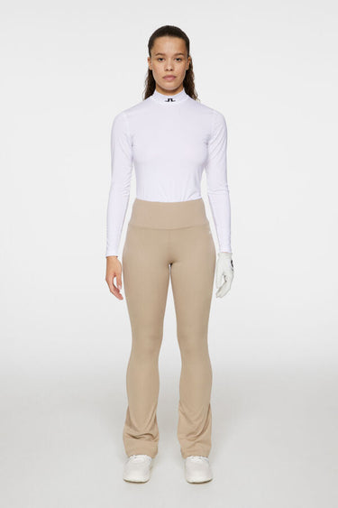 J.LINDEBERG FIONA FLARED LEGGINGS VINTAGE KHAKI