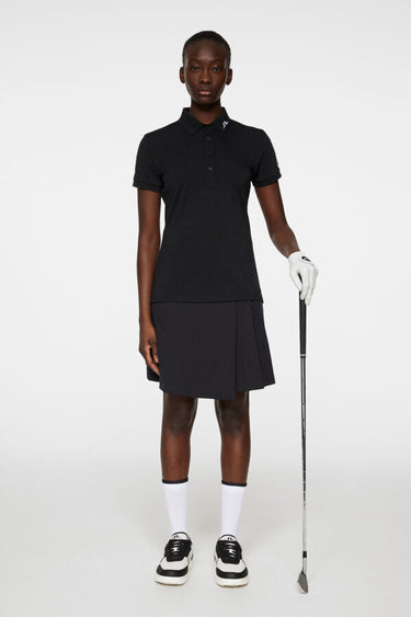 J.LINDEBERG TOUR TECH GOLF POLO BLACK