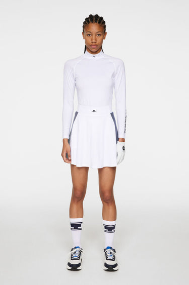 J.LINDEBERG ASA SOFT COMPRESSION TOP WHITE