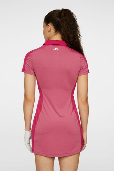 J.LINDEBERG JADA DRESS ROSE WINE