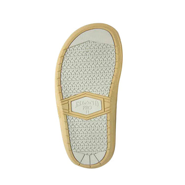 Island Slipper Men's Thong Two Tone Leather & Suede Peanut/whiskey