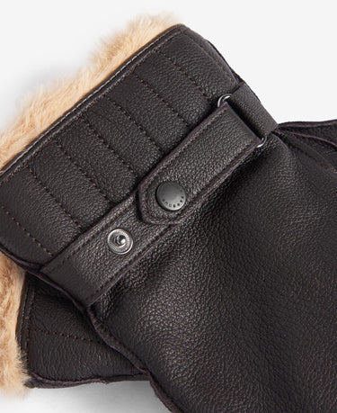 Leather Utility Gloves Brown