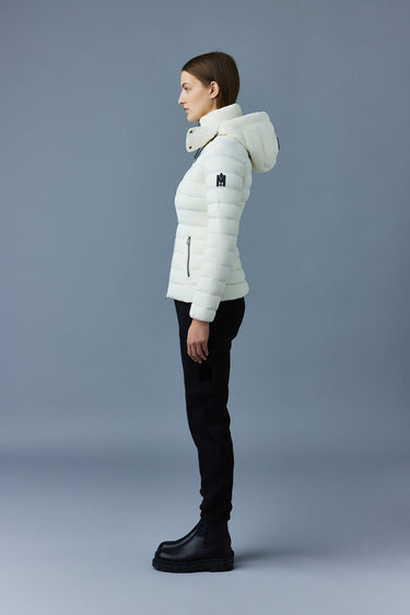 MICHI Agile-360 stretch light down jacket with hood Cream