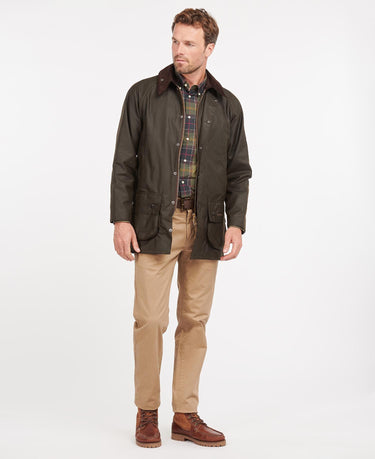 Men's Classic Beaufort Wax Jacket Olive