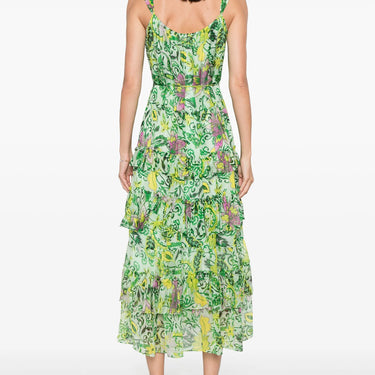 Modena Dress Garden Paisley Mint
