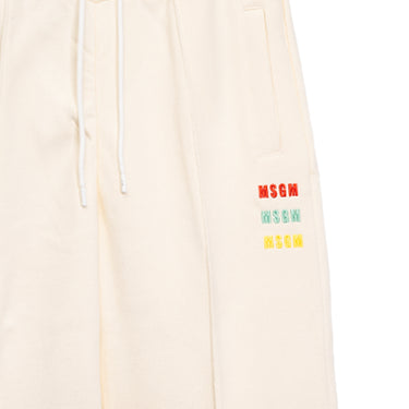 Msgm Pantalone/pants Off White