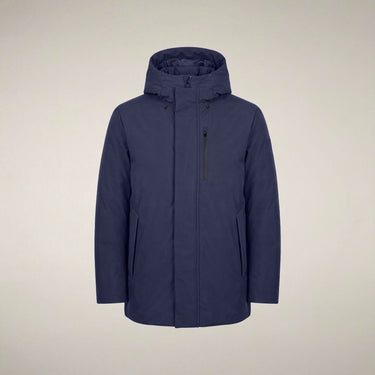Men's ANTOINE Hooded Jacket in Navy Blue