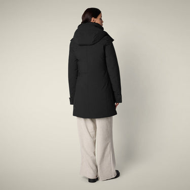 Women's parka samantah in black