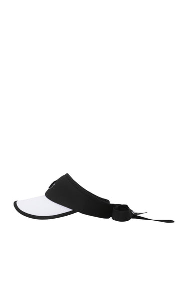 Women's WAACKY Ribbon Sun Visor Black